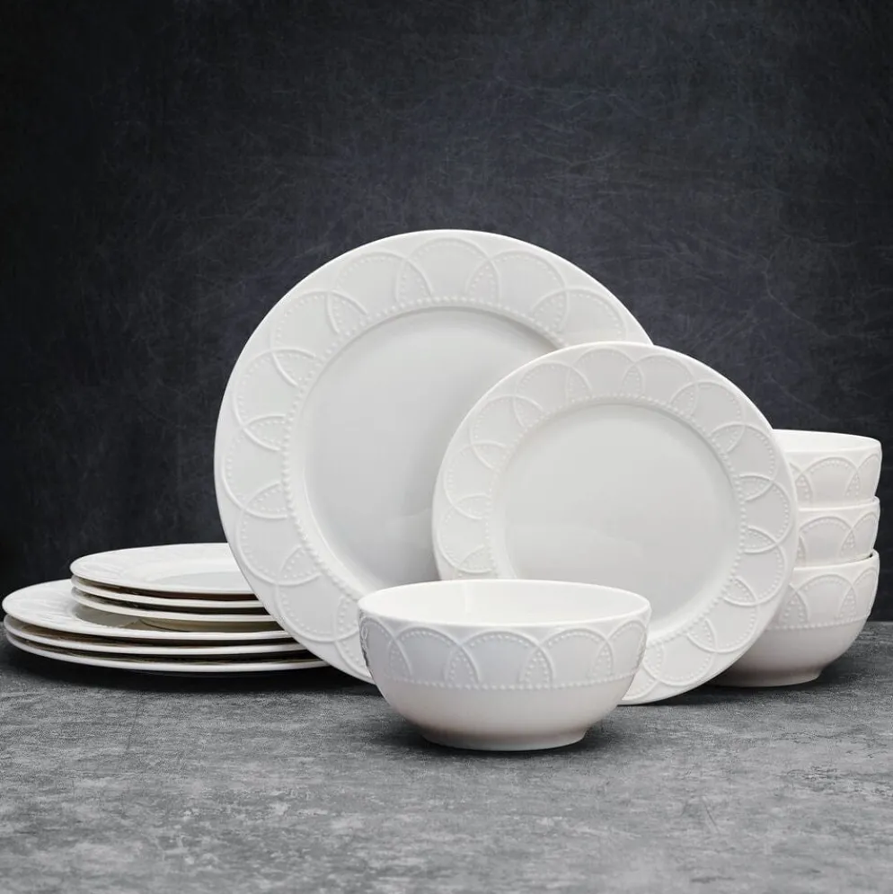 Jules 12 Piece Dinnerware Set, Service for 4