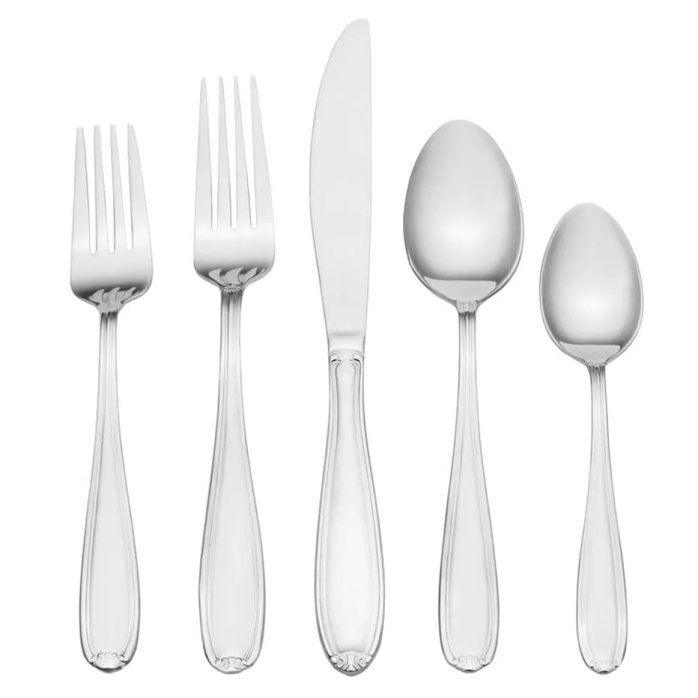 Linden 42 Piece Flatware Set, Service for 8