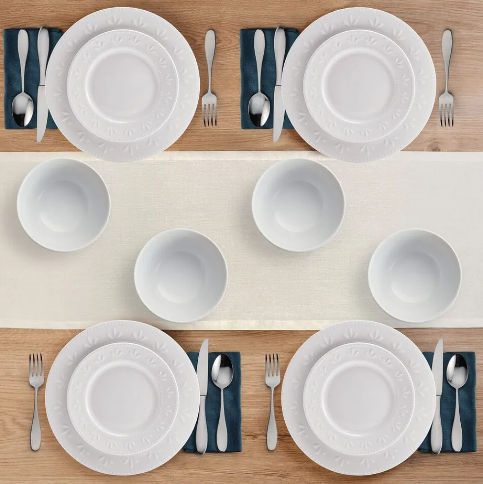 Maddy 12 Piece Dinnerware Set, Service for 4