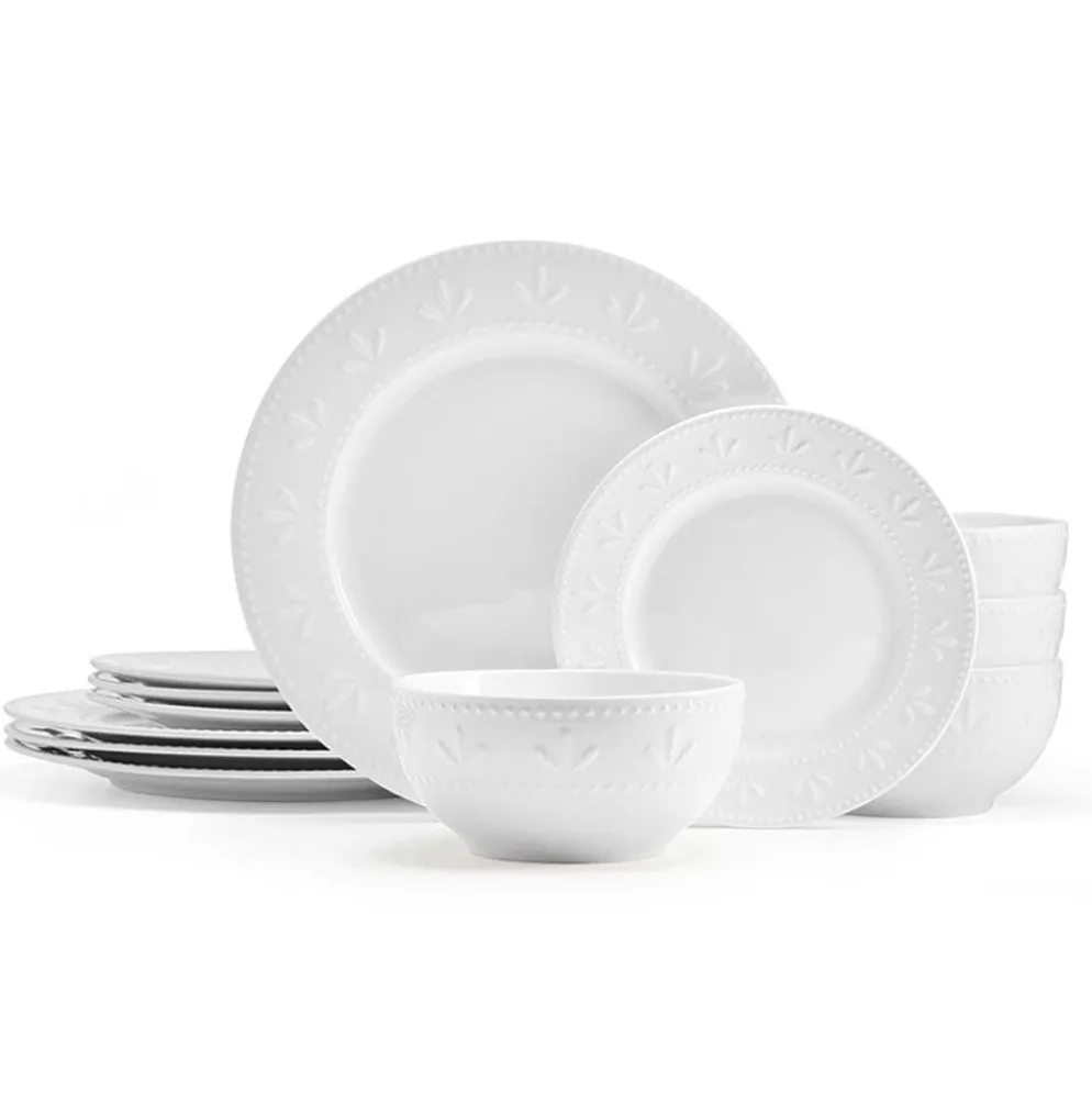 Maddy 12 Piece Dinnerware Set, Service for 4