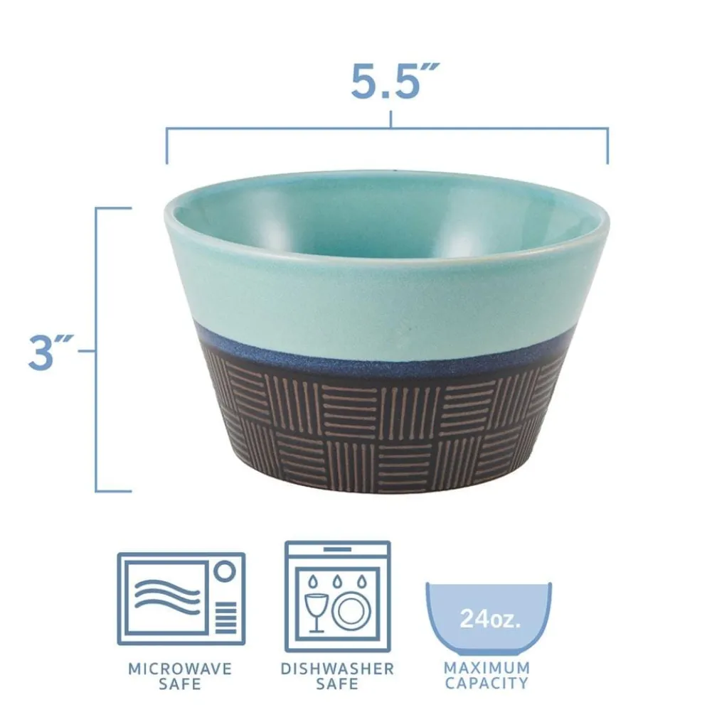 Marcus Conical Set of 6 Soup Cereal Bowls, Assorted
