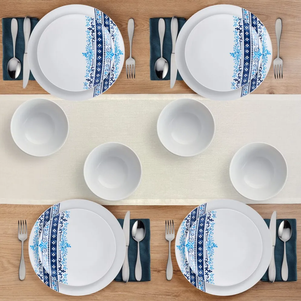 Michele 12 Piece Dinnerware Set, Service for 4