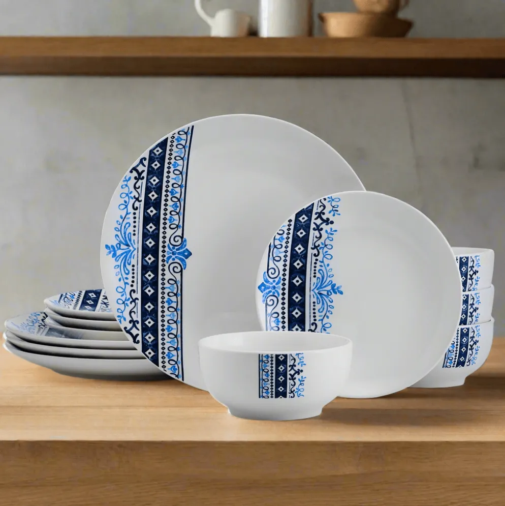 Michele 12 Piece Dinnerware Set, Service for 4