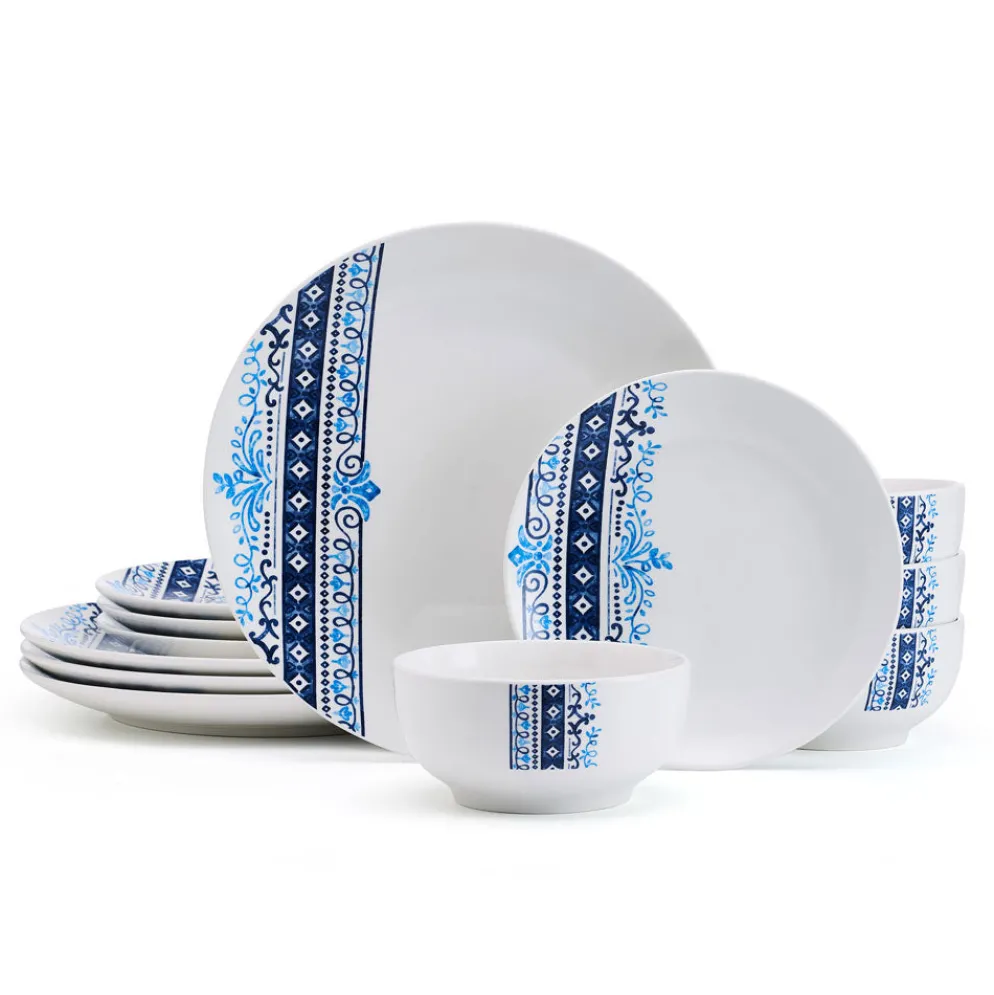 Michele 12 Piece Dinnerware Set, Service for 4