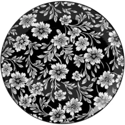 Midnight Blooms 12 Piece Dinnerware Set, Service for 4