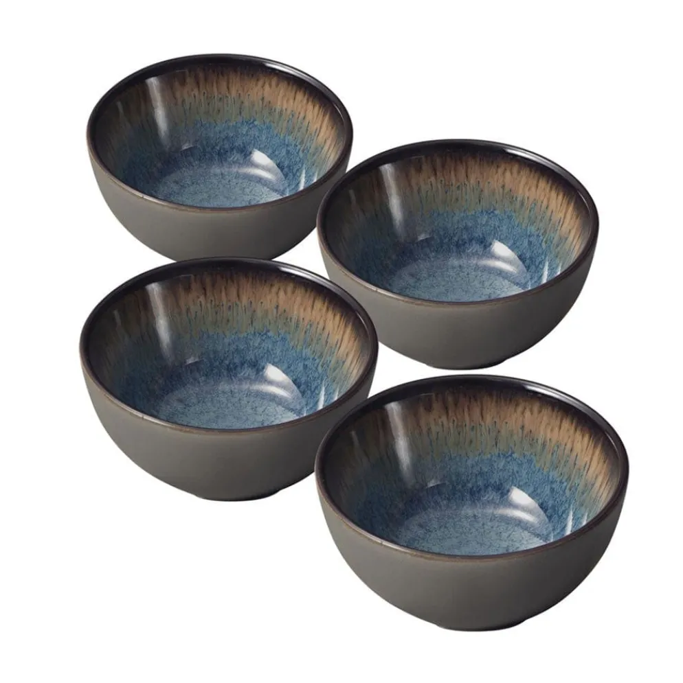 Monroe Blue Set of 4 Fruit Bowls