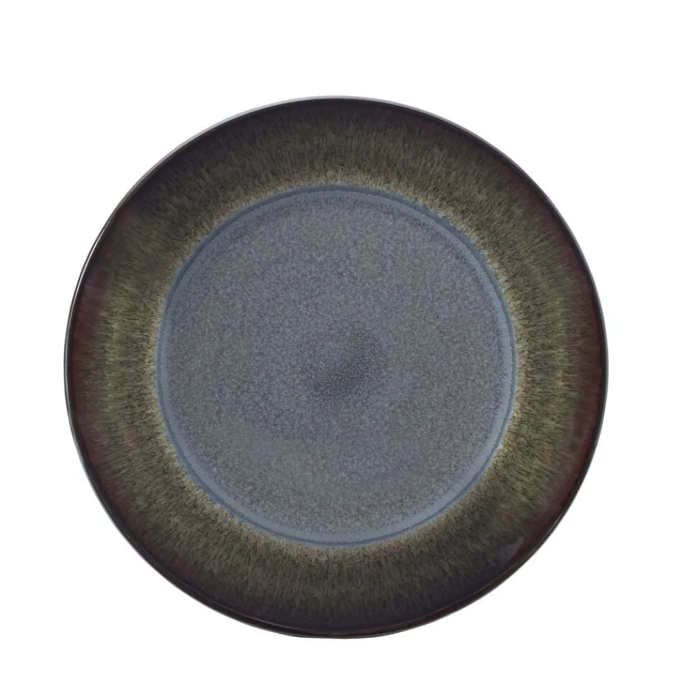 Monroe Gray 16 Piece Dinnerware Set, Service for 4