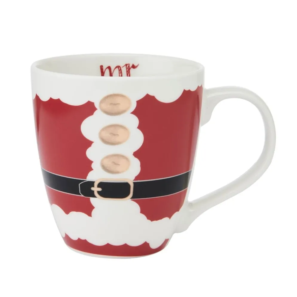 Mr. & Mrs. Santa Claus Set of 2 Mugs