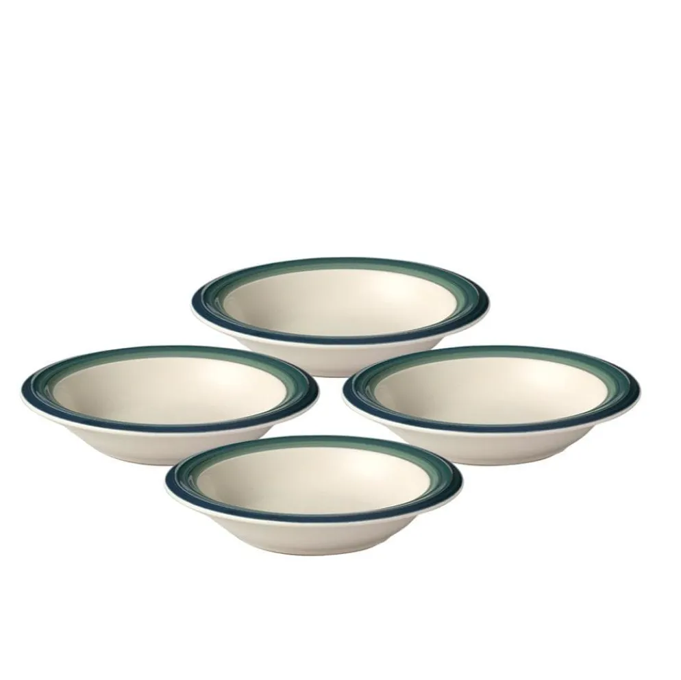 Ocean Breeze Set of 4 Rim Soup Bowls