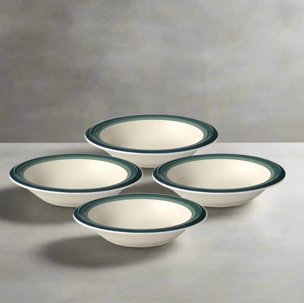 Ocean Breeze Set of 4 Rim Soup Bowls