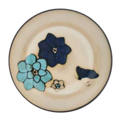 Painted Butterfly Blue 12 Piece Dinnerware Set, Service for 4