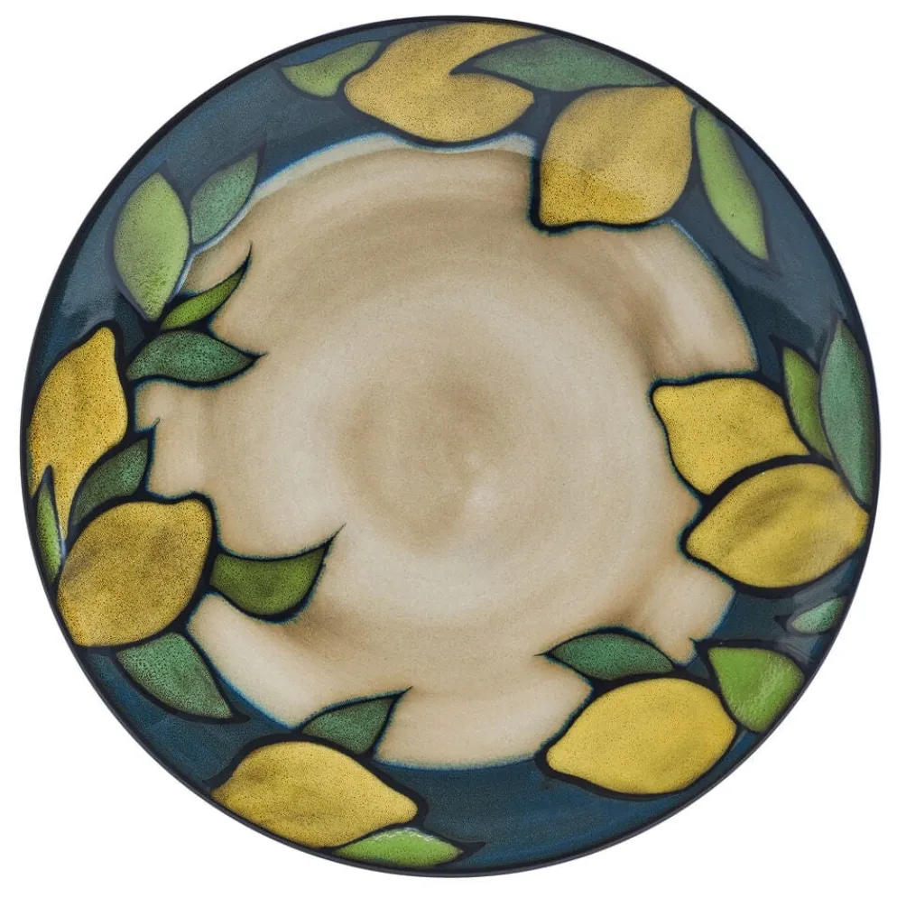 Painted Lemons 12 Piece Dinnerware Set, Service for 4