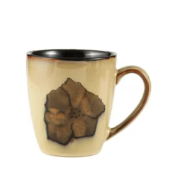 Painted Poppies Set of 4 Mugs