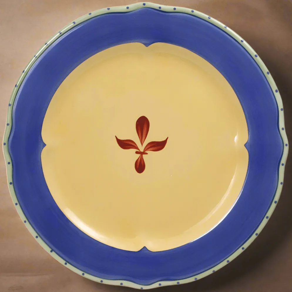 Pistoulet® Dinner Plate with Blue Band
