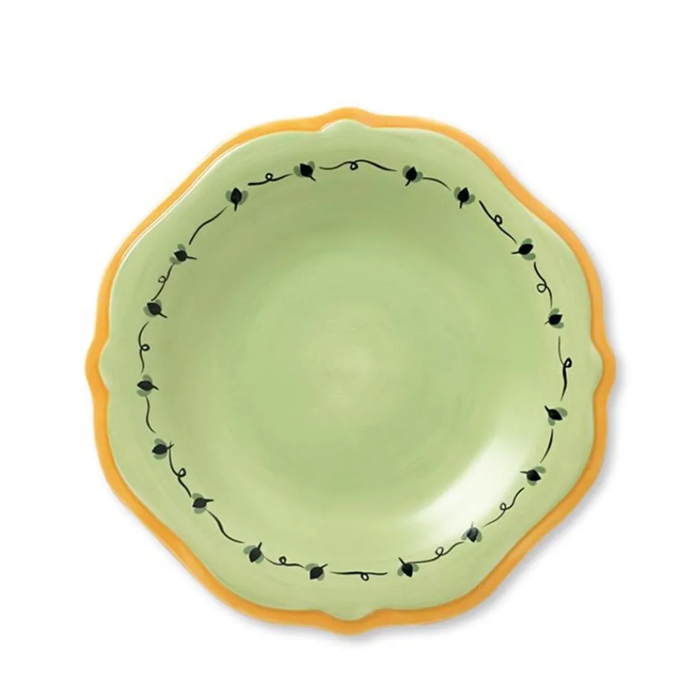Pistoulet® Salad Plate with Yellow Band