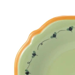 Pistoulet® Set of 4 Salad Plates with Yellow Band
