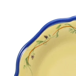 Pistoulet® Set of 4 Salad Plates with Blue Band