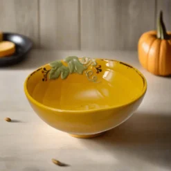 Plymouth Pumpkin Small Fruit Bowl