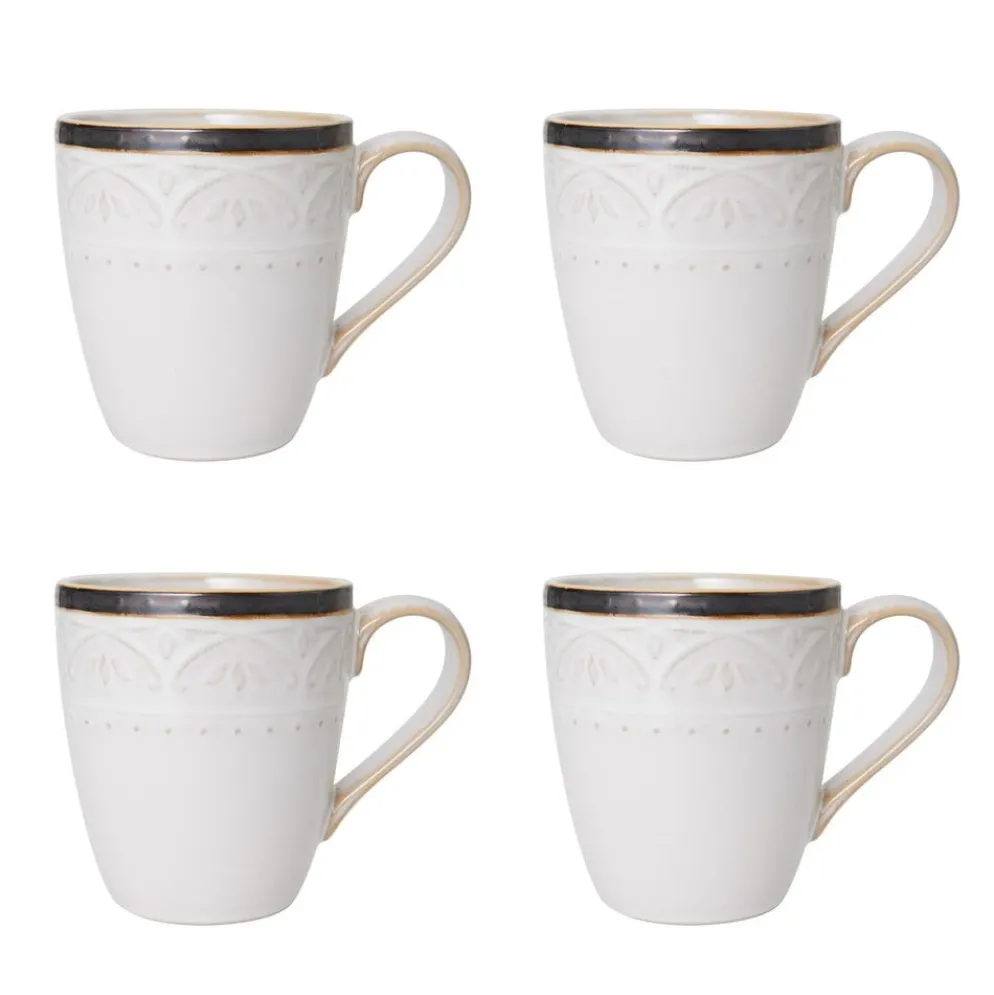 Promenade Scroll 16 Piece Dinnerware Set, Service for 4