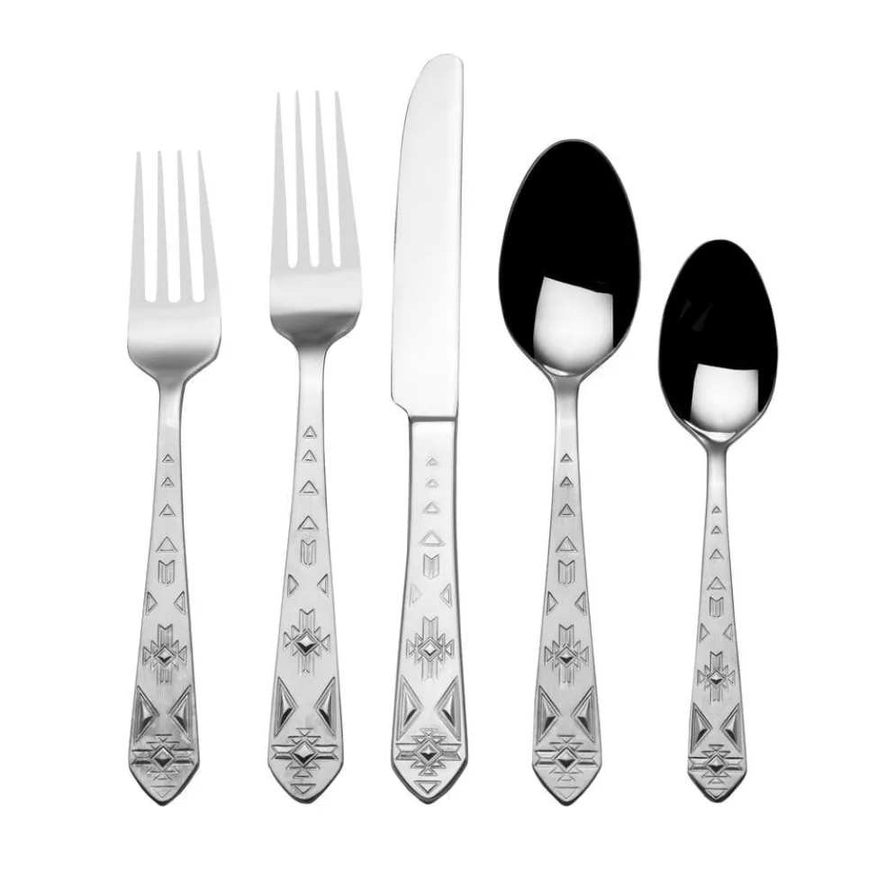Pueblo 42 Piece Flatware Set, Service for 8