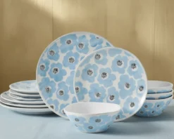 Radiant Floral 12 Piece Set, Service for 4