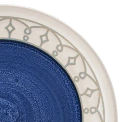 Remi Blue 16 Piece Dinnerware Set, Service for 4