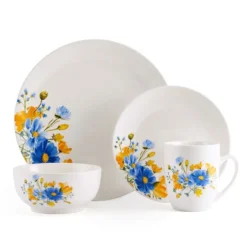 Rhea 16 Piece Dinnerware Set, Service for 4