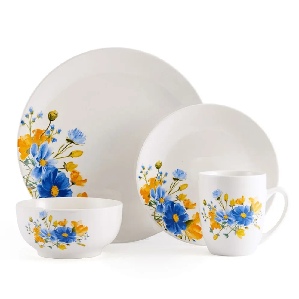 Rhea 16 Piece Dinnerware Set, Service for 4