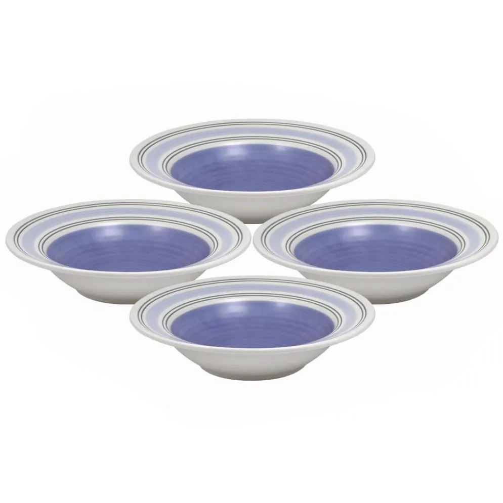 Rio Set of 4 Rim Soup Bowls