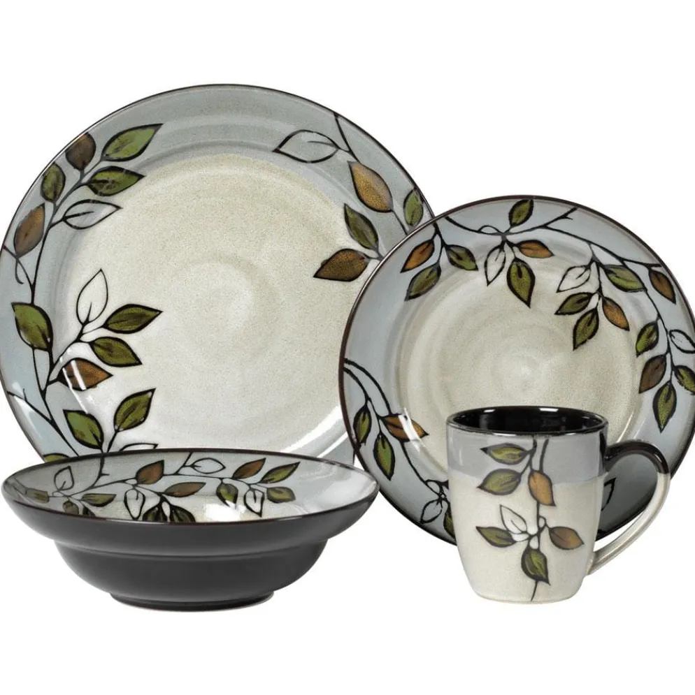 Rustic Leaves Dinnerware Set