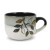 Rustic Leaves Jumbo Soup Mug