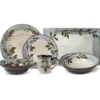 Rustic Leaves Service for 8 with Serveware