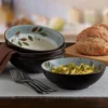 Rustic Leaves Set of 4 Individual Pasta Bowls