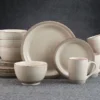 Sadie Cream 16 Piece Dinnerware Set, Service for 4