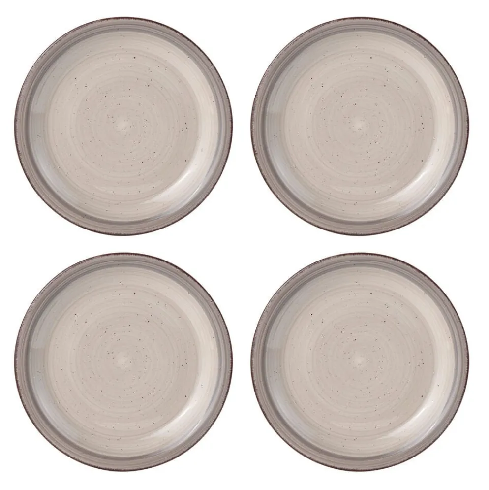 Sadie Cream 16 Piece Dinnerware Set, Service for 4