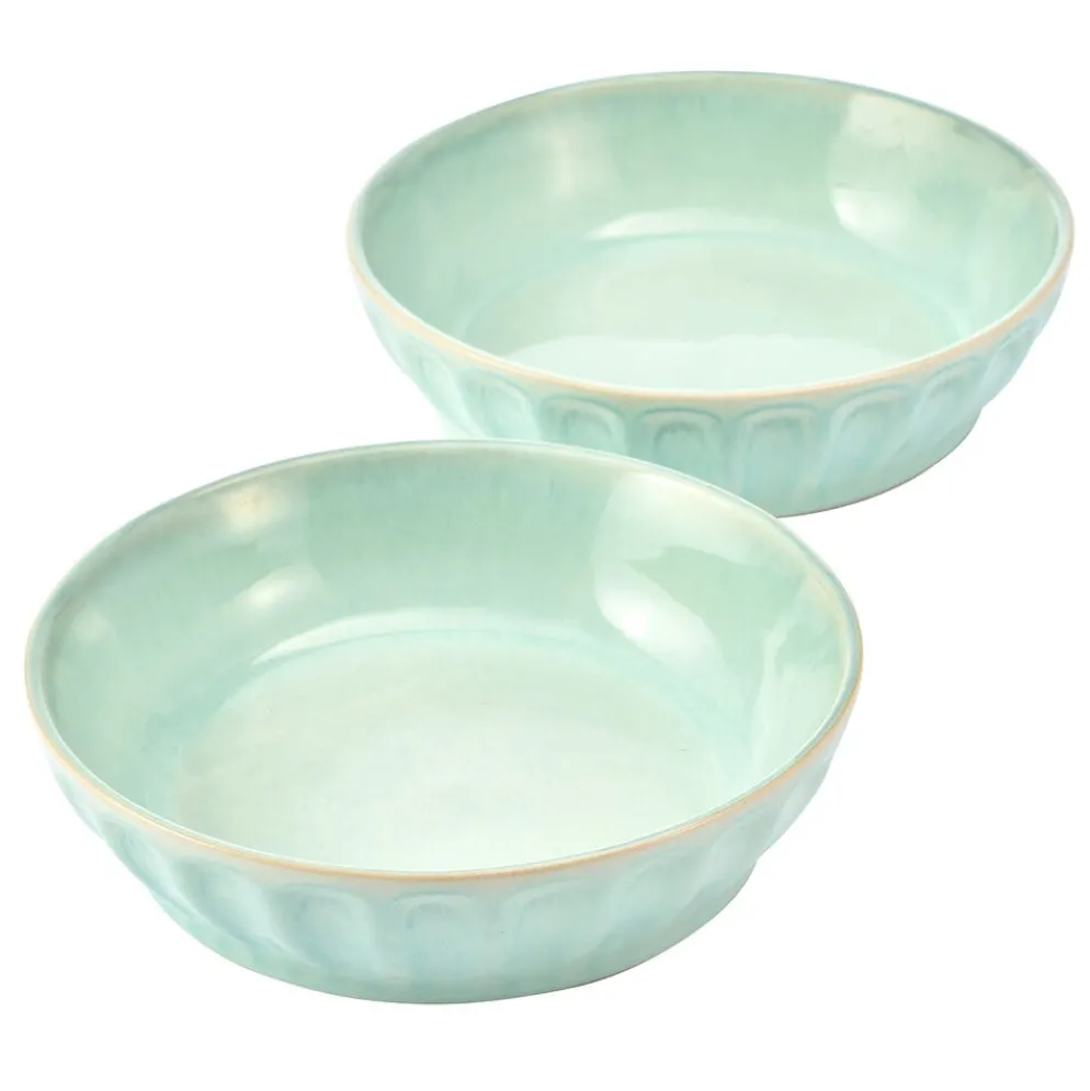 Sage Green Set of 2 Pasta Bowls