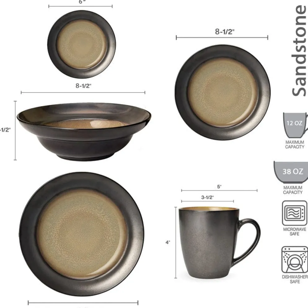 Sandstone Dinnerware Set