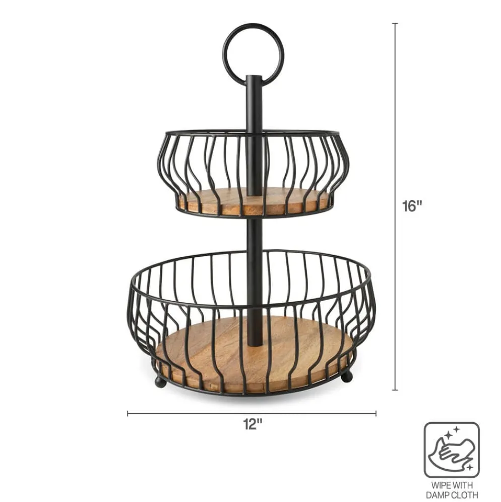 Savannah 2 Tier Fruit Storage Basket