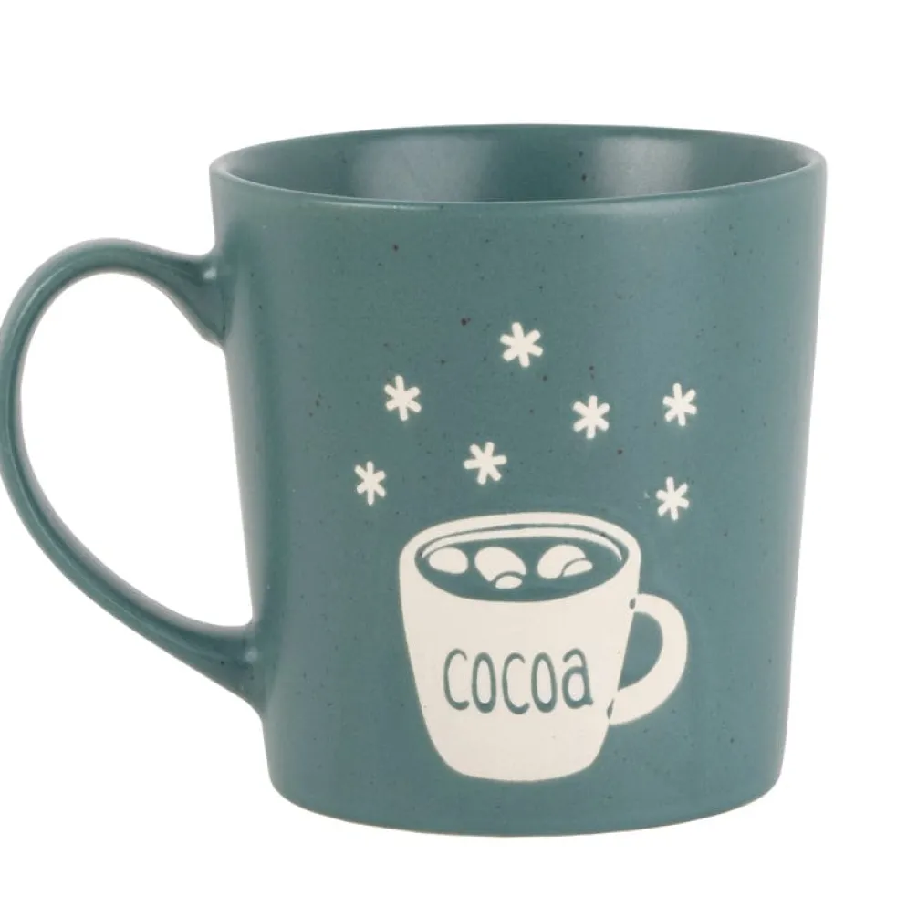 Sentiment Mugs Green Snuggle Weather Mug