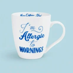 Sentiment Mugs Im Allergic To Mornings Mug