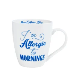 Sentiment Mugs Im Allergic To Mornings Mug