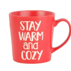 Sentiment Mugs Red Snuggle Weather Mug