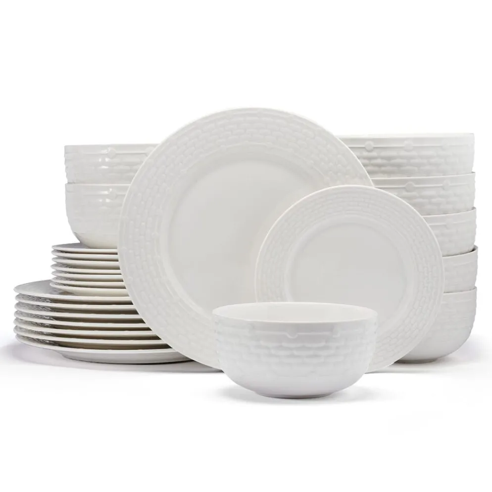 Sonya 24 Piece Dinnerware Set, Service for 8