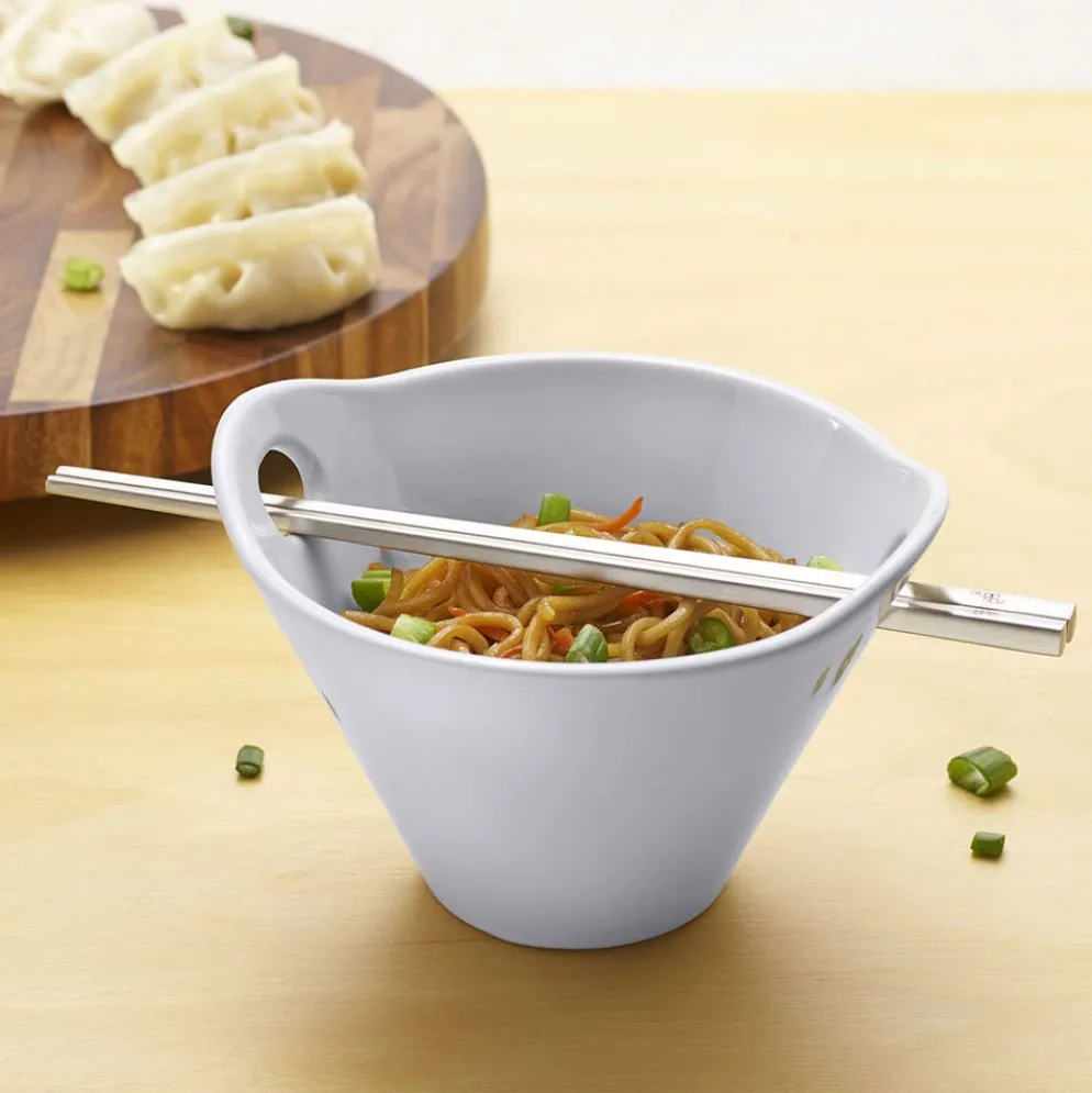 Studio Nova Noodle Bowl with Chopsticks