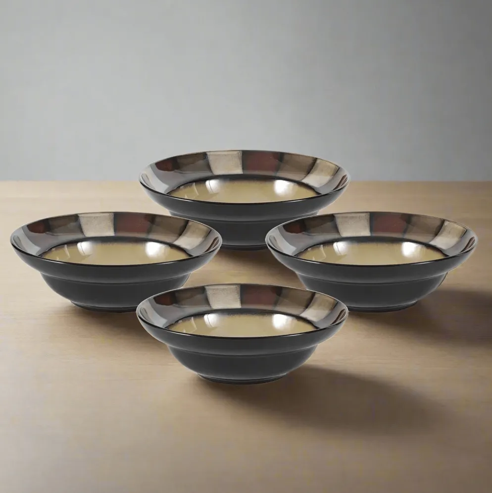 Taos Set of 4 Rim Soup Cereal Bowls