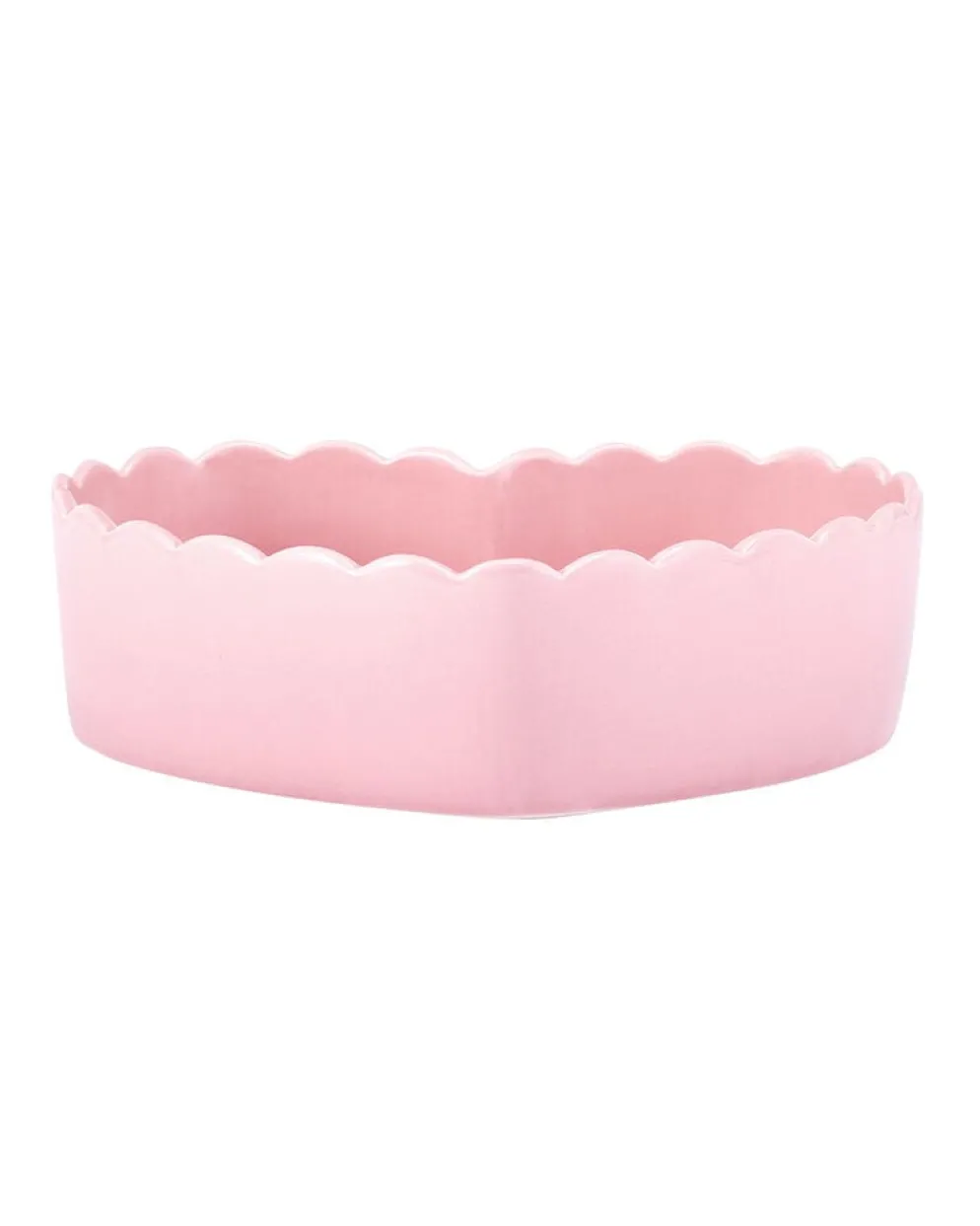Tea Rose Pink Heart Serve Bowl