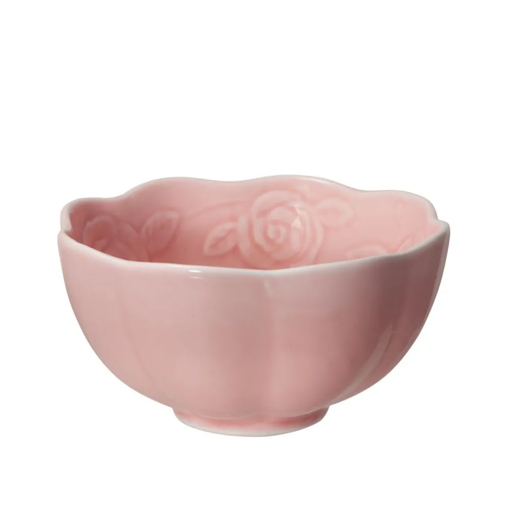 Tea Rose Pink Set of 4 Soup Cereal Bowl