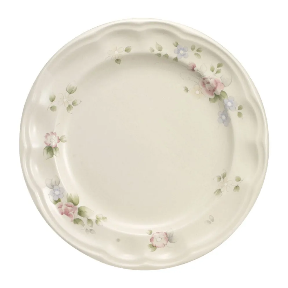 Tea Rose Set of 4 Luncheon Plates