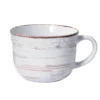 Trellis White Jumbo Soup Mug