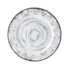 Trellis White 12 Piece Outdoor Melamine Dinnerware Set, Service for 4